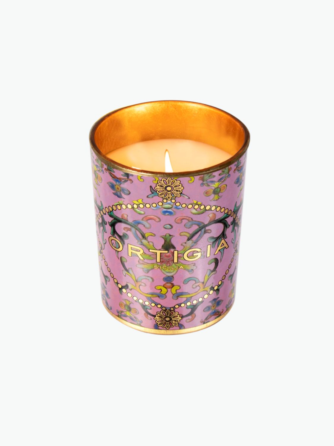 Ortigia Sicilia Aragona Decorated Candle Small