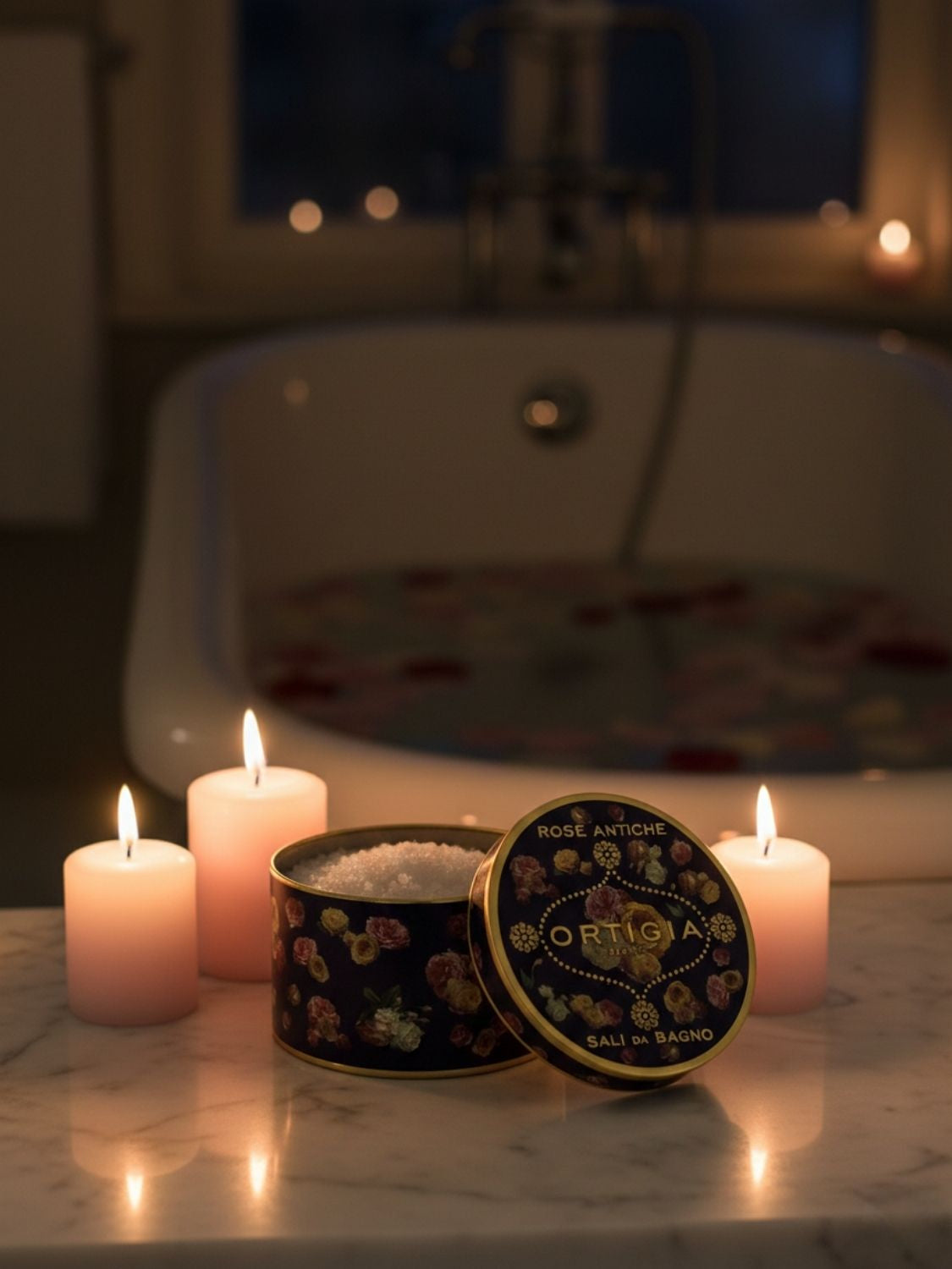 Αρωματικά Άλατα Μπάνιου Ortigia Sicilia Rose Bath Salts