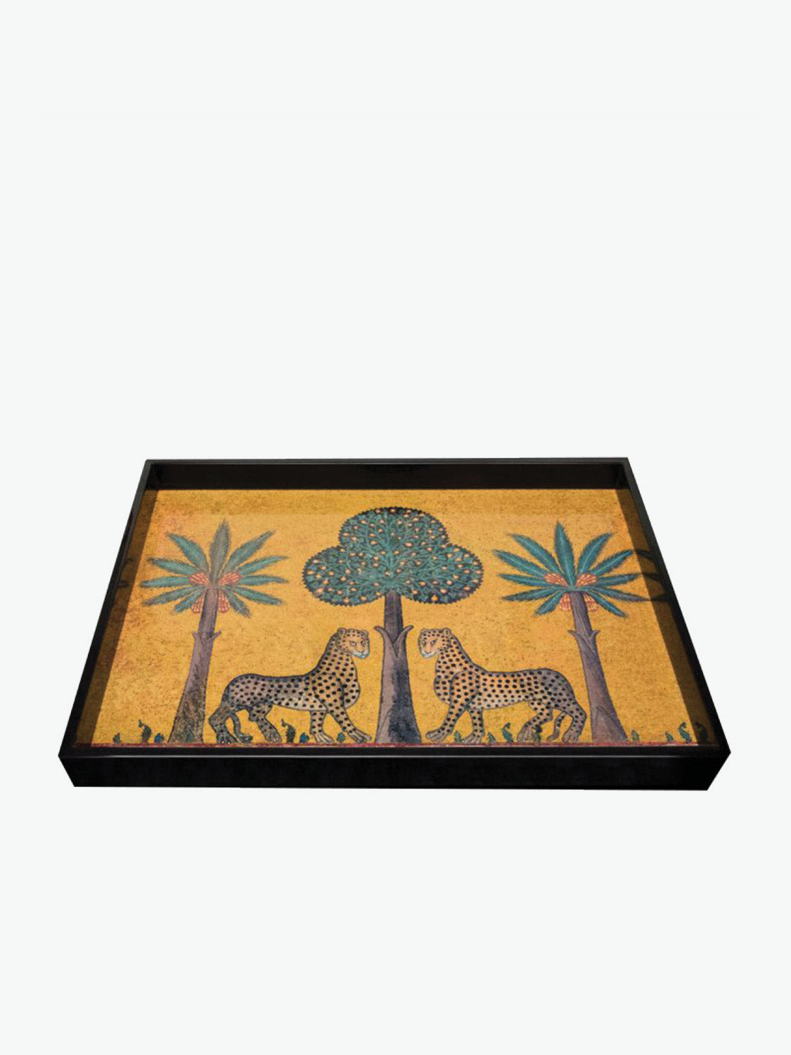 Ortigia Sicilia Hand-Made Lacquer Tray Zagara | B