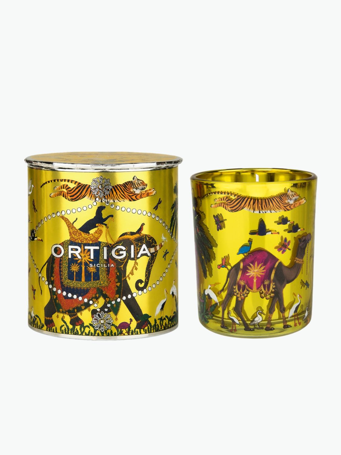 Ortigia Sicilia Zagara Tiger Candle Small