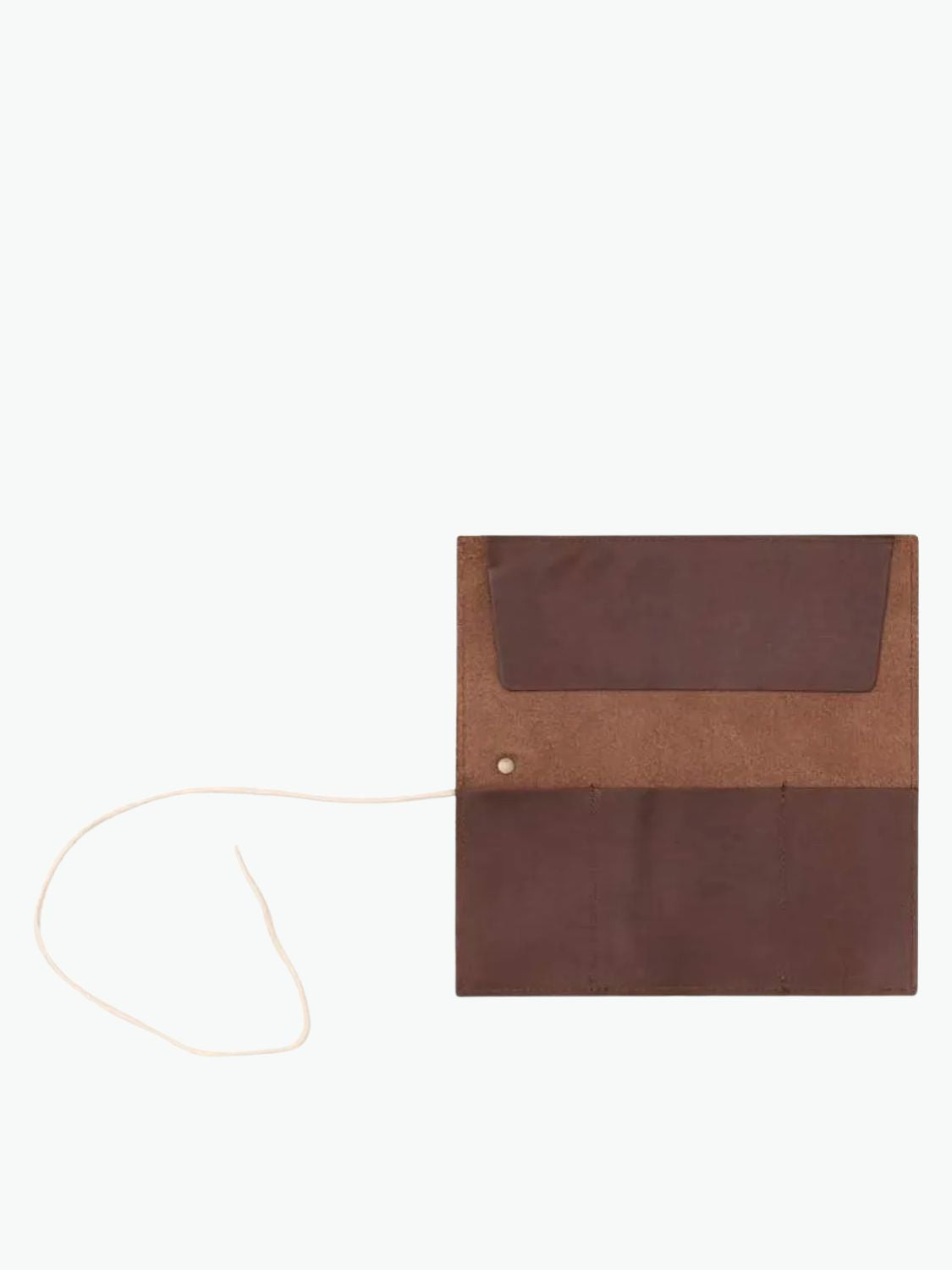 Paper Republic Le Porte Plume Leather Pen and Pencil Case Chestnut
