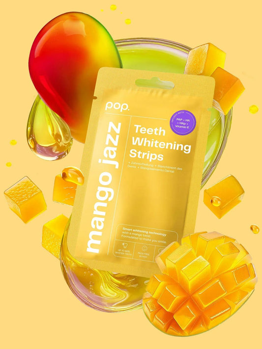 Pop Teeth Whitening Strips Mango Jazz