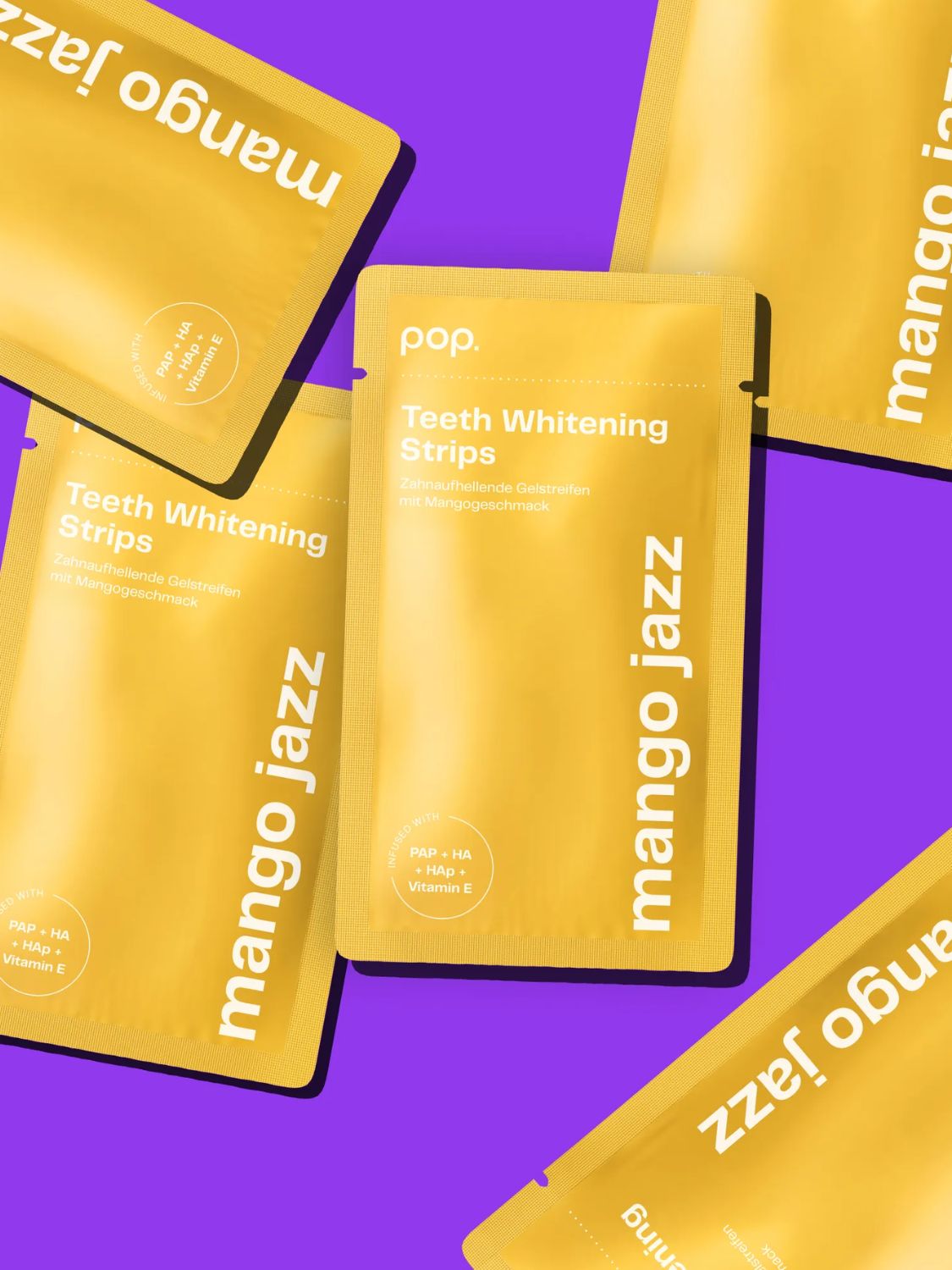 Pop Teeth Whitening Strips Mango Jazz