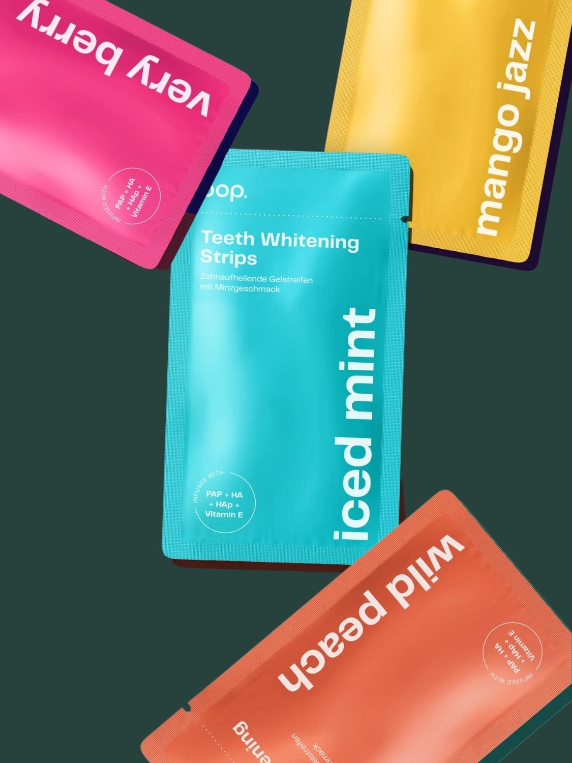 Pop Teeth Whitening Strips Flavour Set