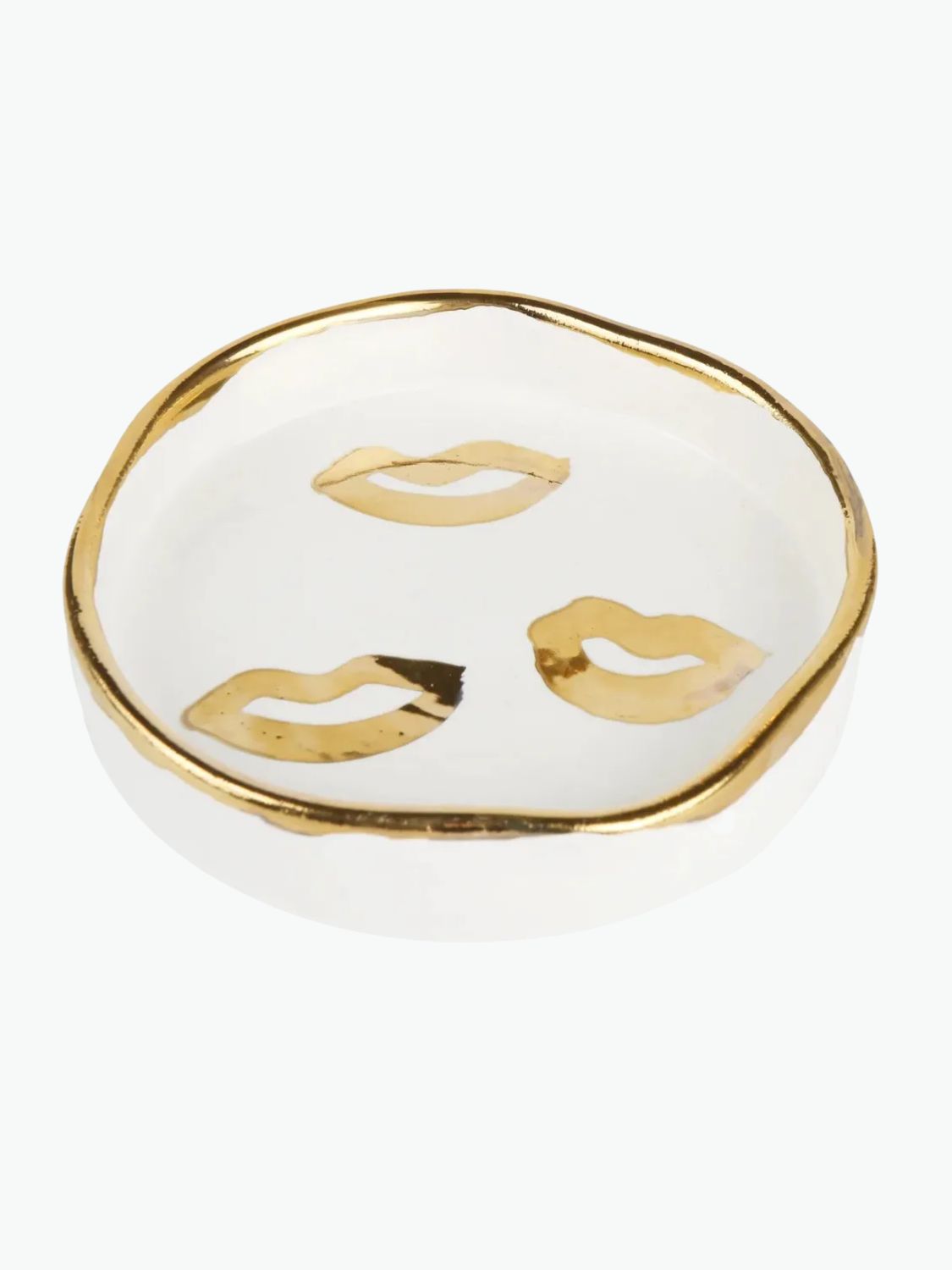 Rhea Kalo Gold Kisses Trinket Tray