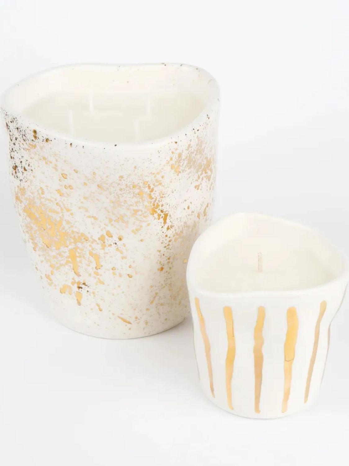 Rhea Kalo Gold Splatter Candle