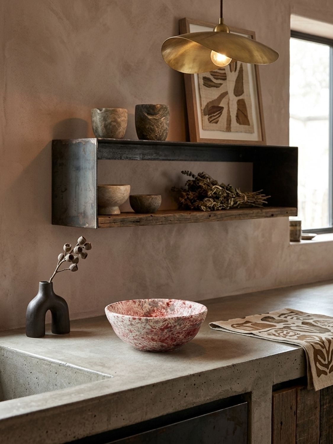 Rhea Kalo Splatter Bowl Hibiscus