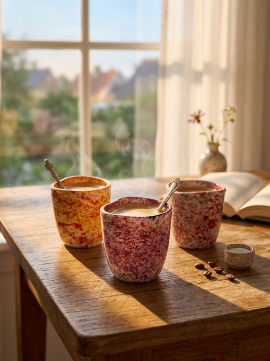 Rhea Kalo Splatter Espresso Cup (Set Of Six)