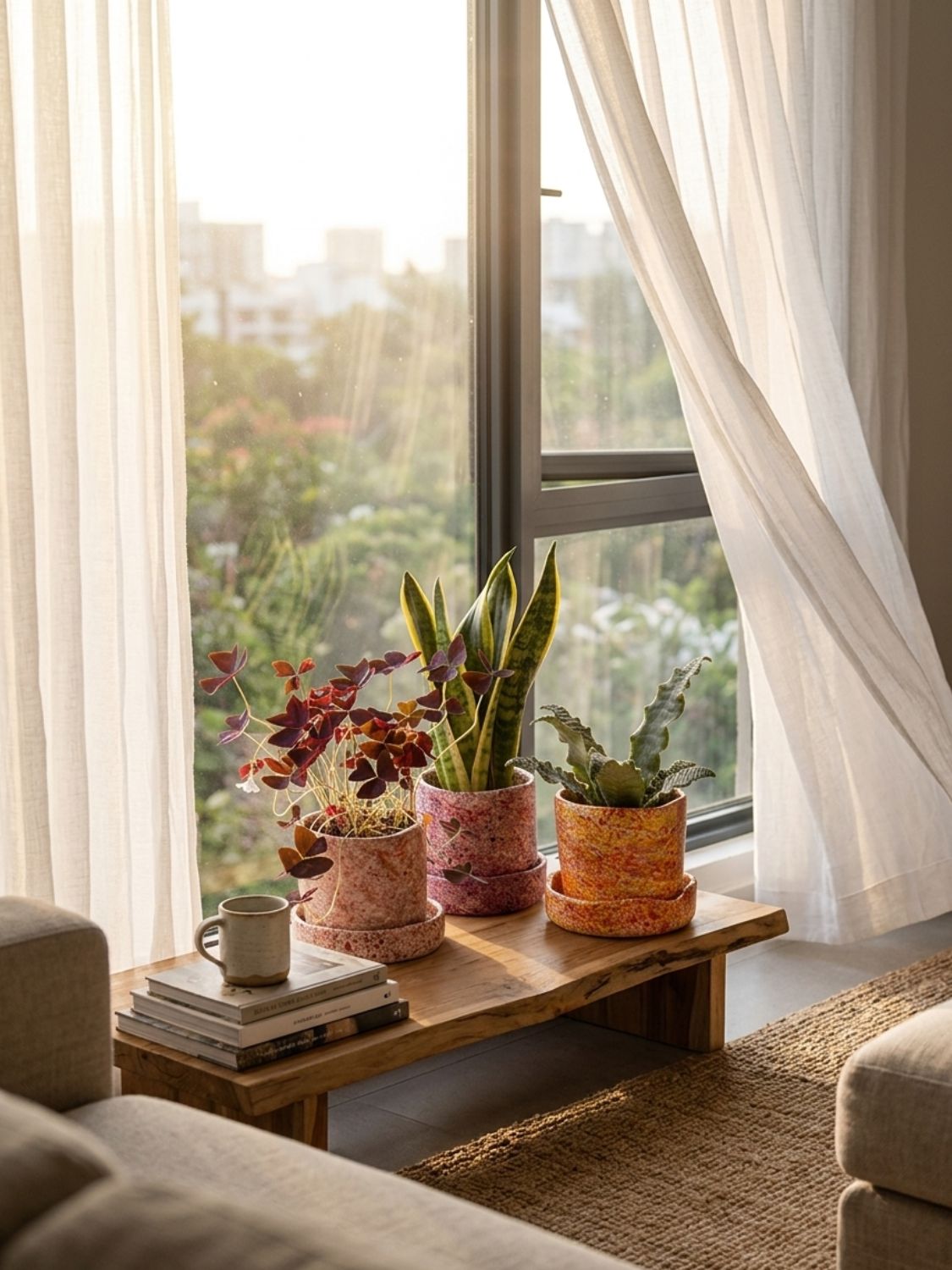 Rhea Kalo Splatter Planter Pink