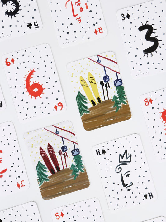 Rhea Kalo Skis Playing Cards Set