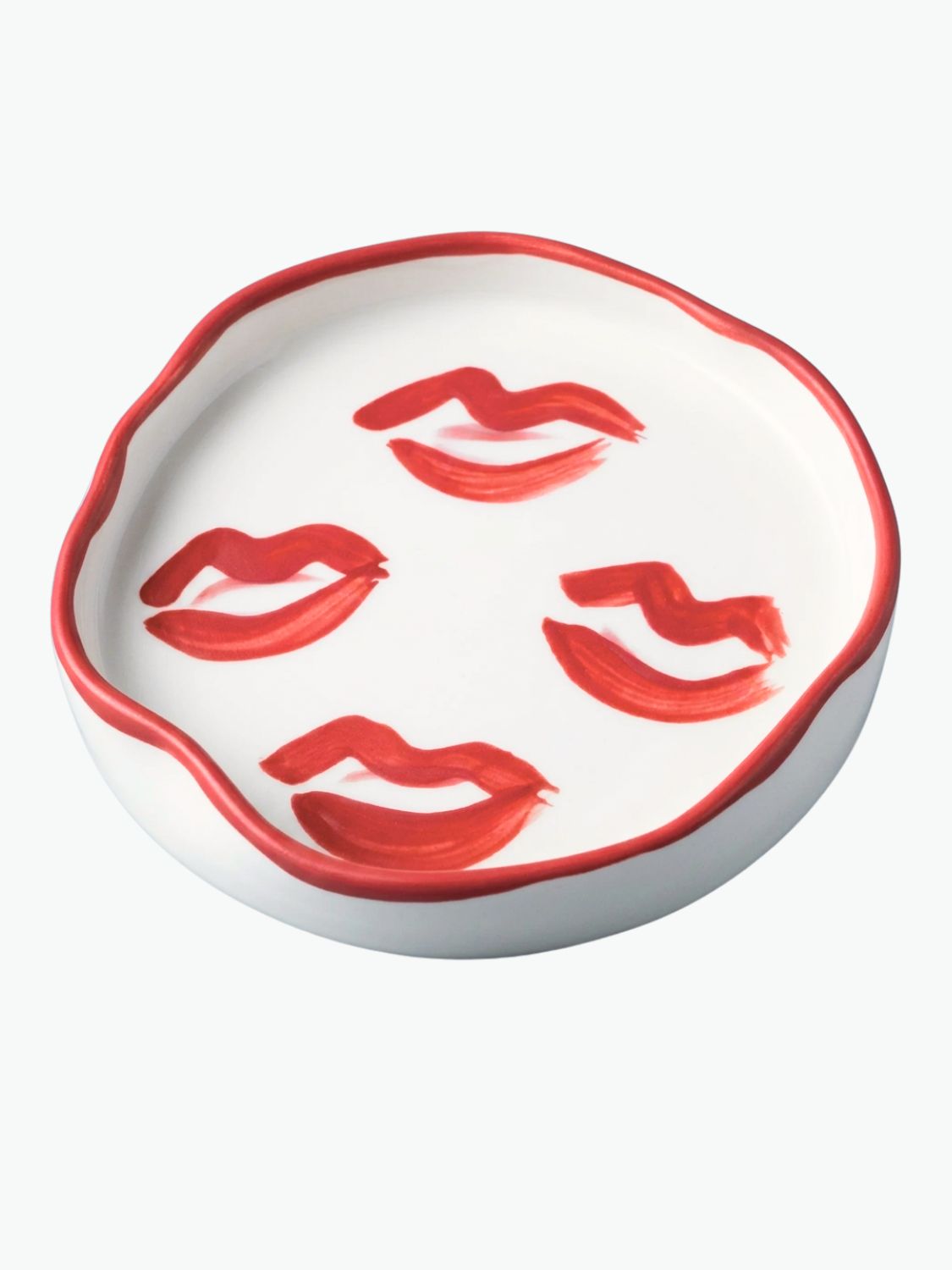 Σταχτοδοχείο Rhea Kalo Squashed Ashtray Red Kisses