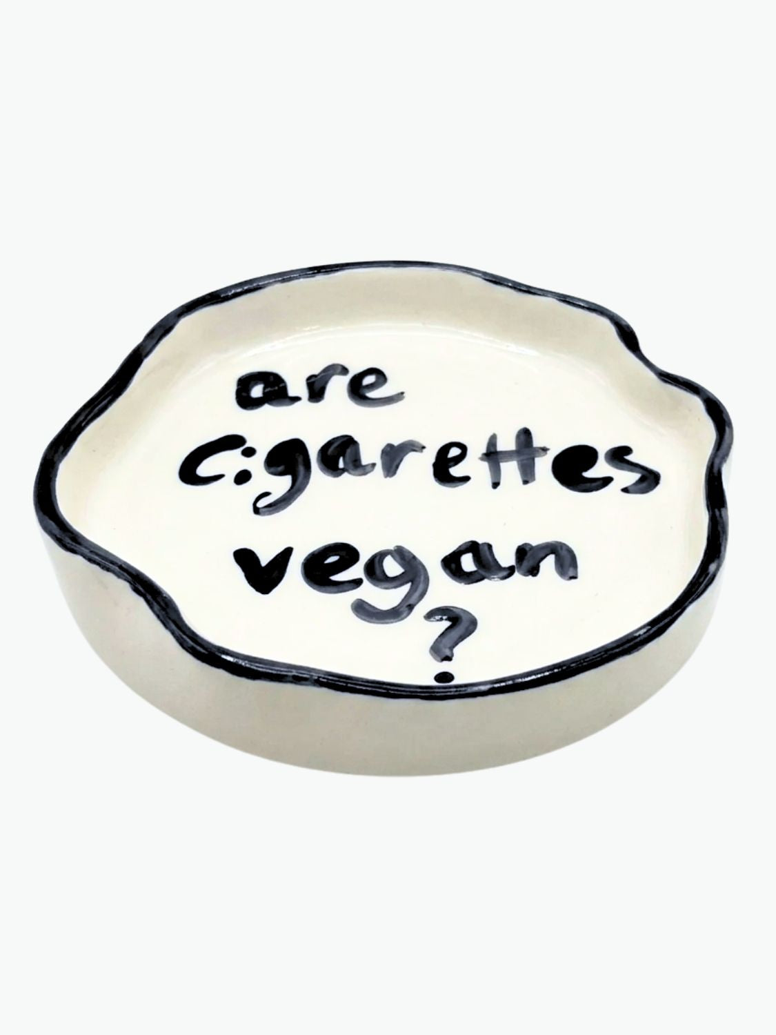 Σταχτοδοχείο Rhea Kalo Squashed Ashtray Are Cigarettes Vegan
