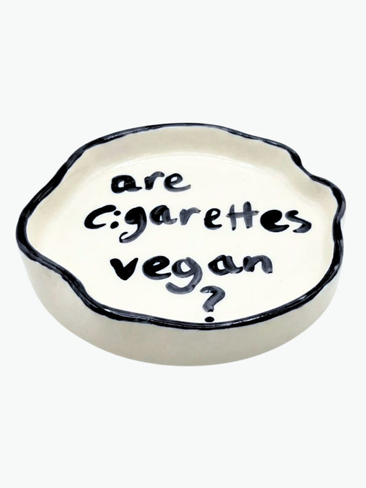 Σταχτοδοχείο Rhea Kalo Squashed Ashtray Are Cigarettes Vegan