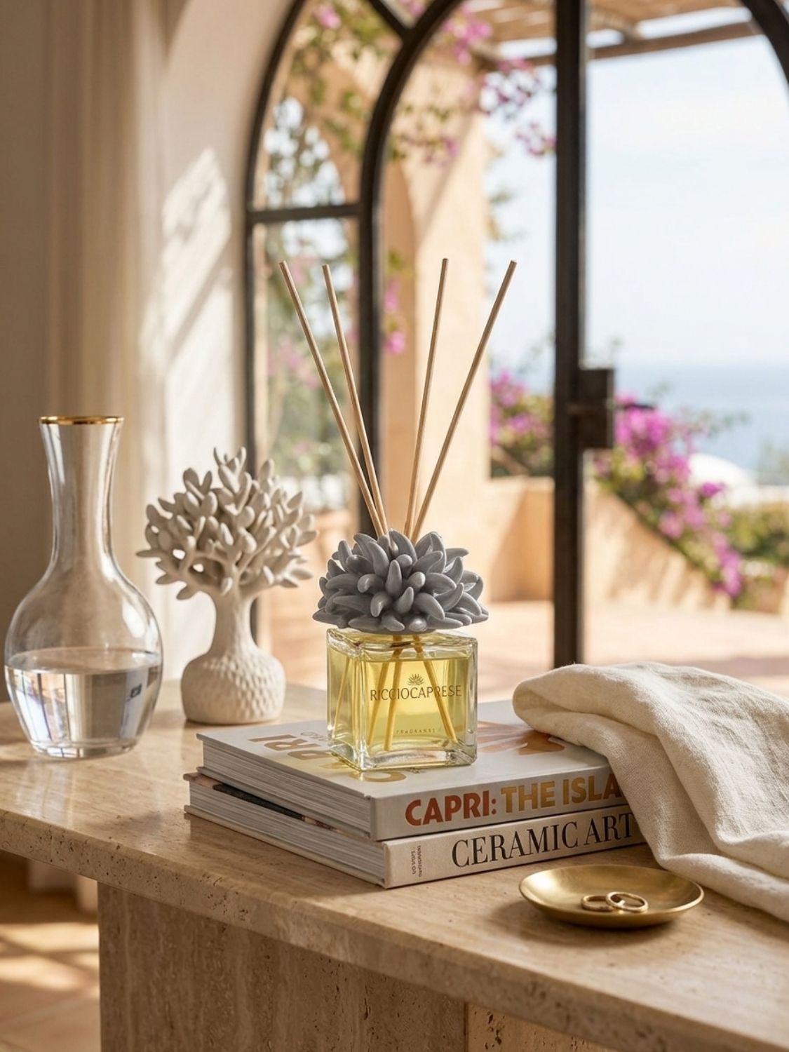 Ricciocaprese Anemone Scent Diffuser Pearl Grey Neroli