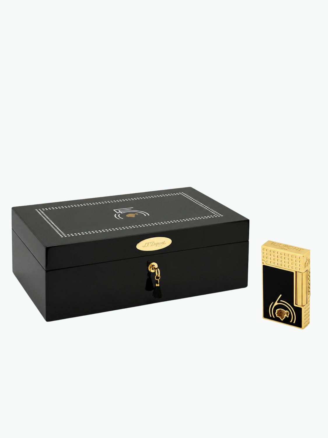 S.T. Dupont X Cohiba Anniversary Lighter and Humidor Set