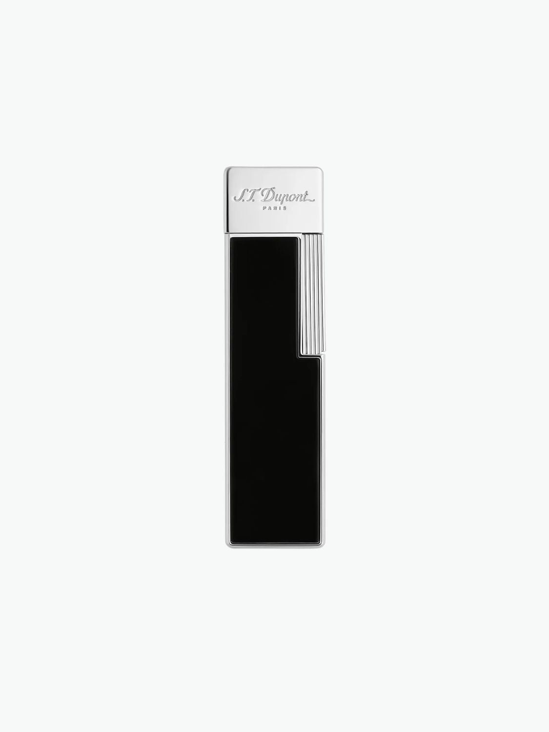 S.T. Dupont Twiggy Lighter Black Lacquer and Chrome