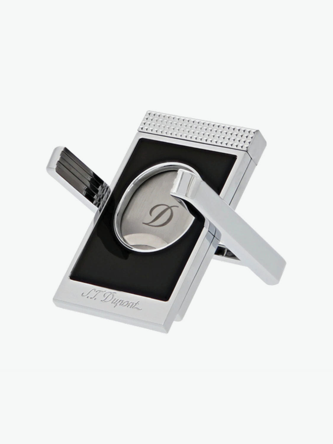 S.T. Dupont Cigar Cut Stand Black Chrome | C