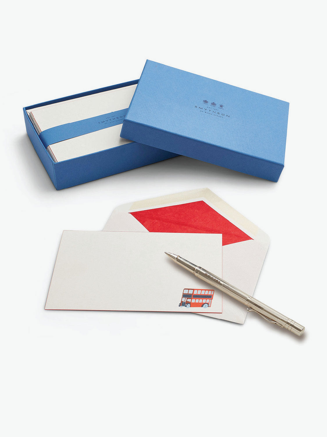 Smythson British Bus Correspondence Cards | C