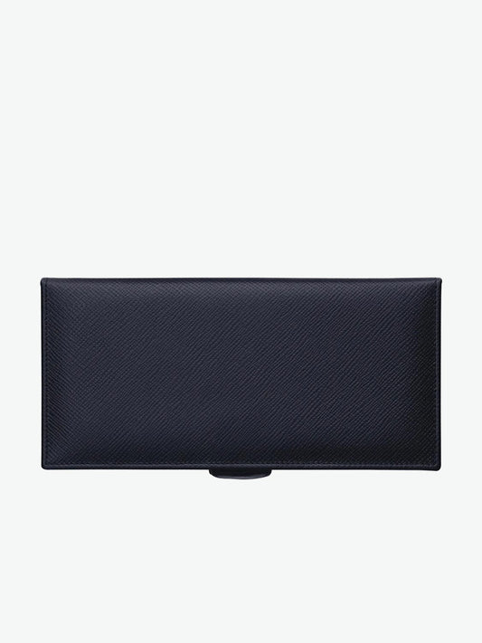 Panama Cross-Grain Cufflink Box Navy