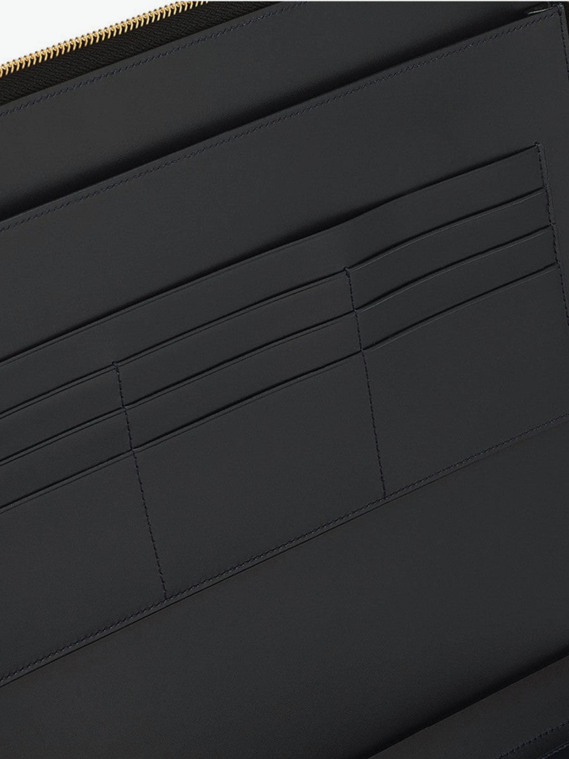 Smythson Panama Cross-Grain Leather Large Folio | C