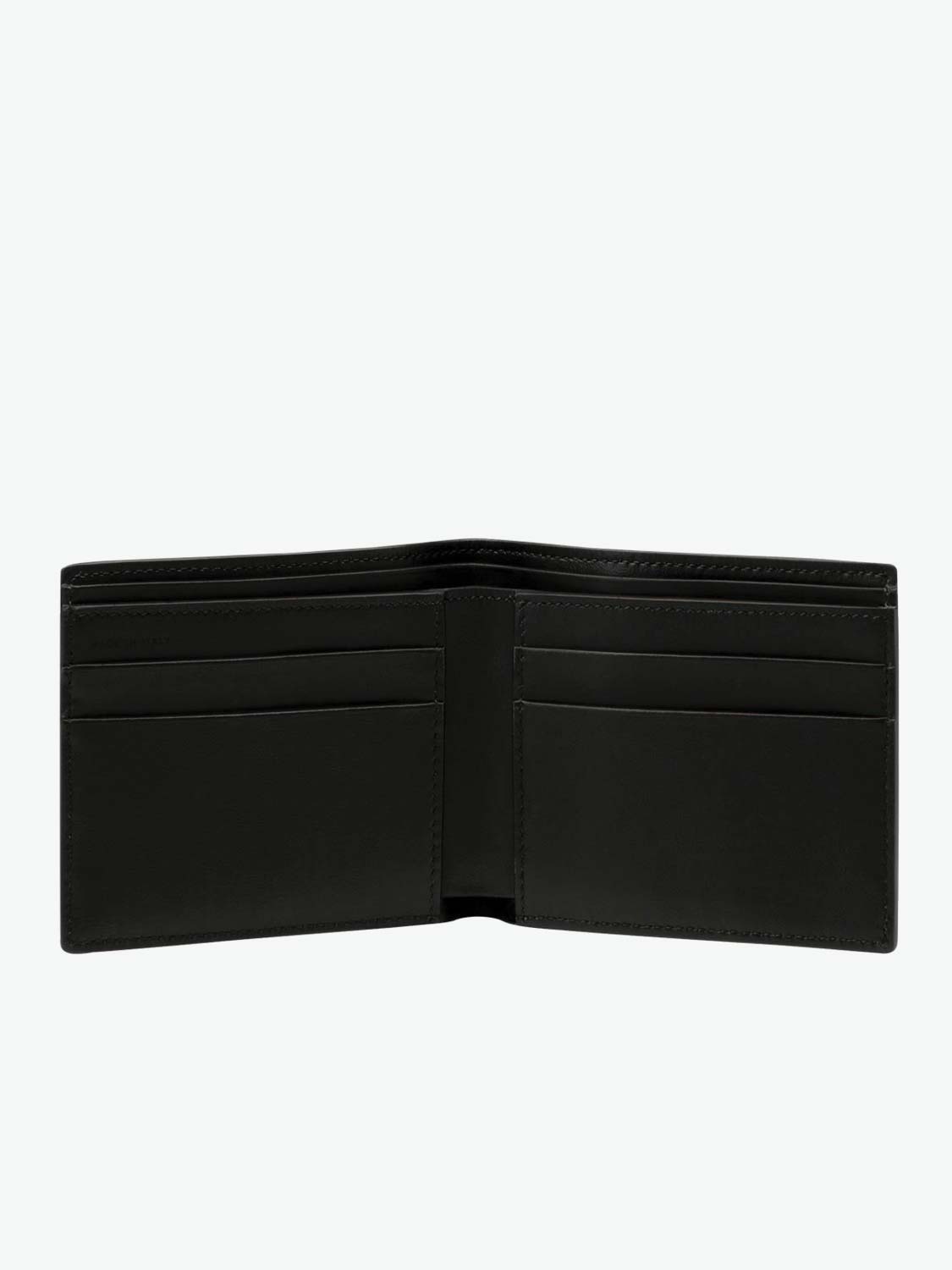 Smythson Panama Cross-Grain Leather Slim Wallet Navy | B