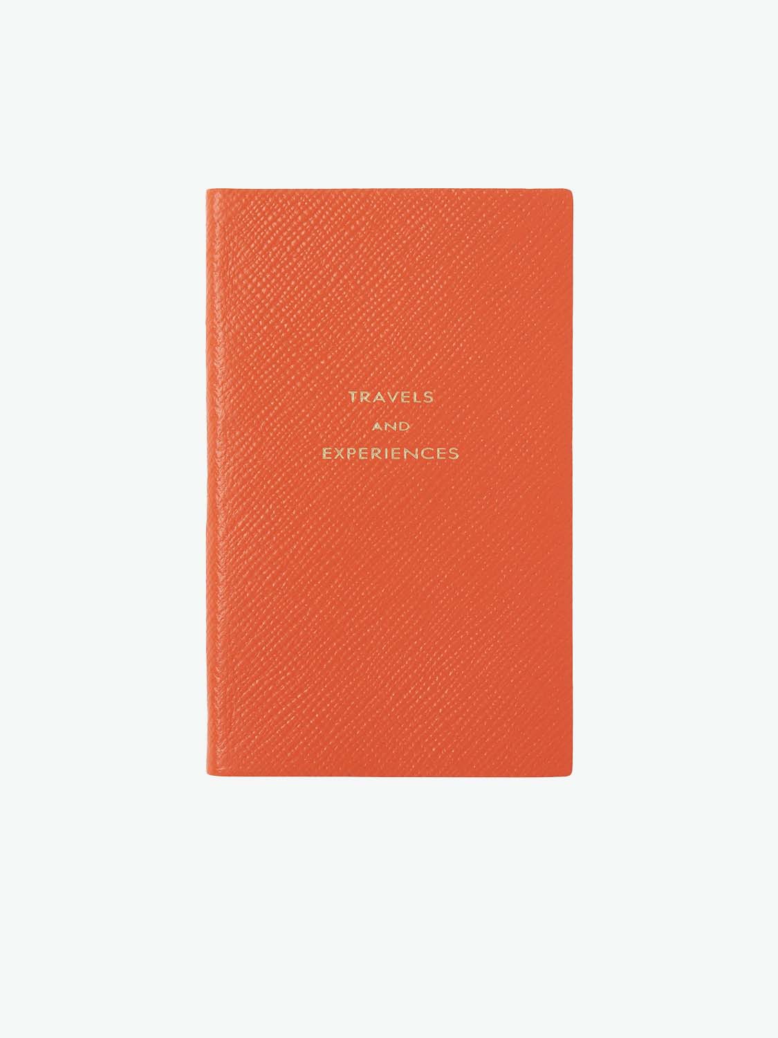 Smythson Travels And Experiences Panama Notebook Orange