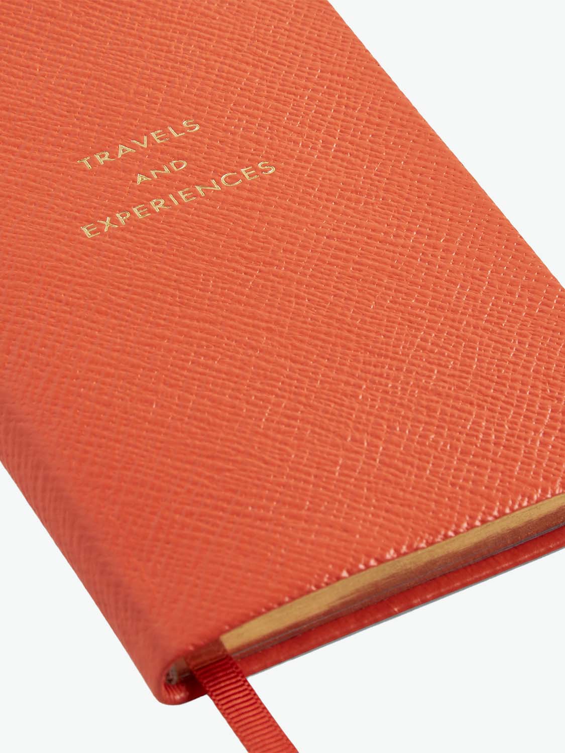 Smythson Travels And Experiences Panama Notebook Orange