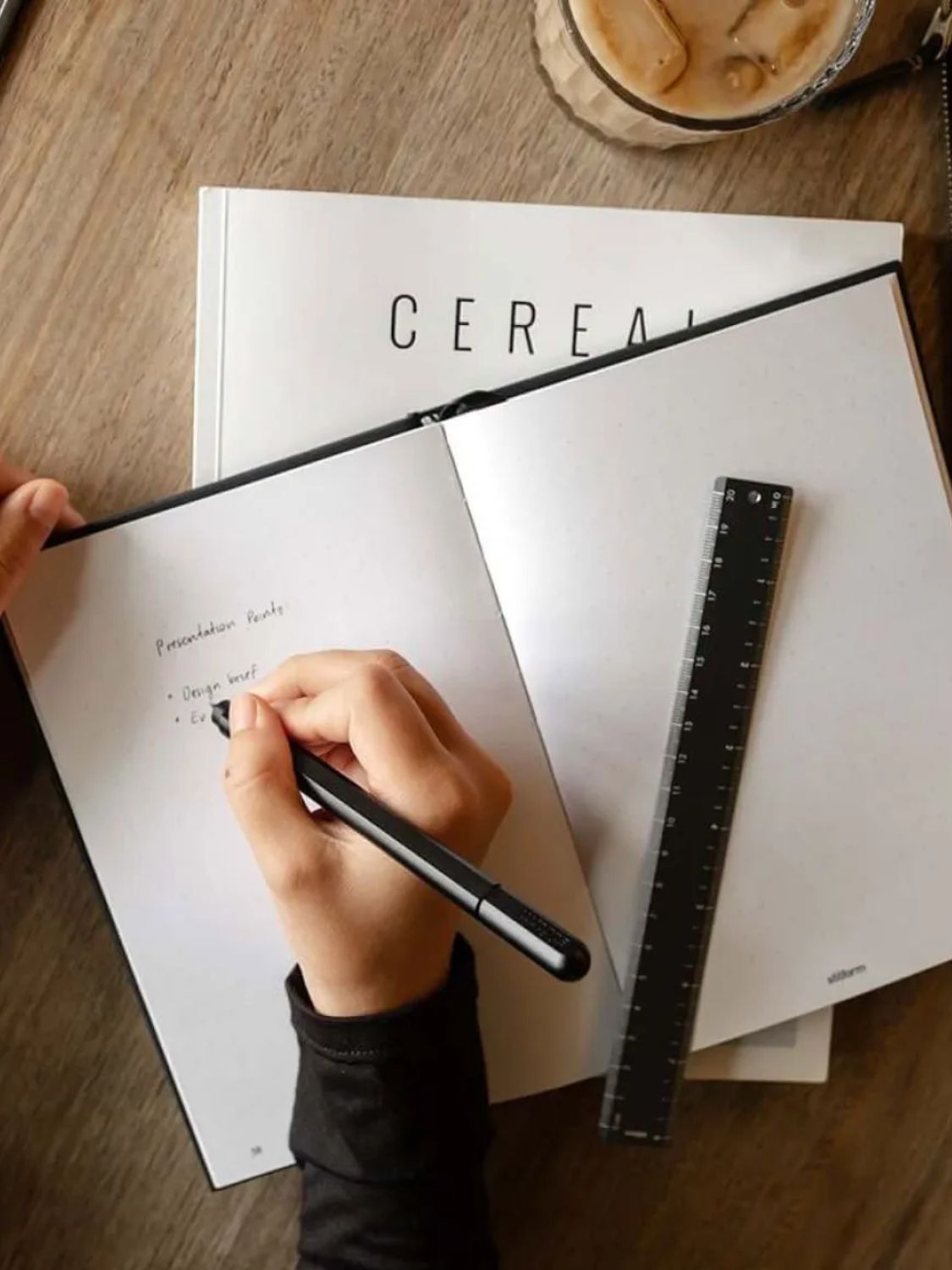 Stilform ARC Gel Pen Aluminium Warp Black