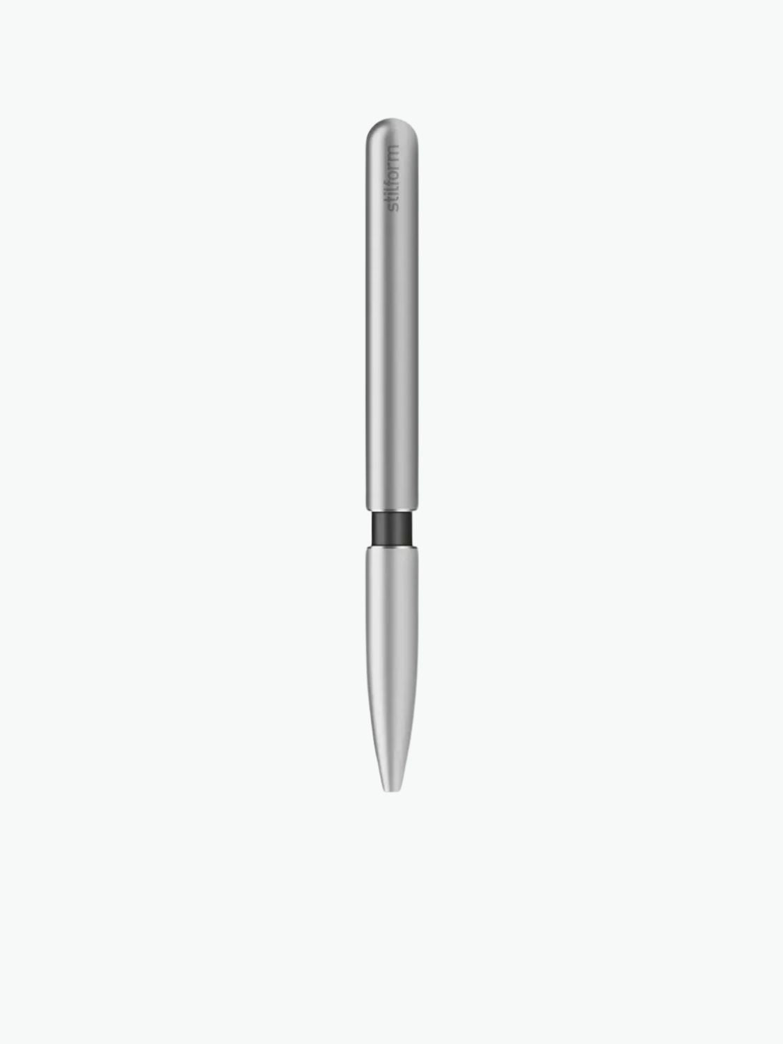 Stilform Ballpoint Pen Aluminium Comet Grey