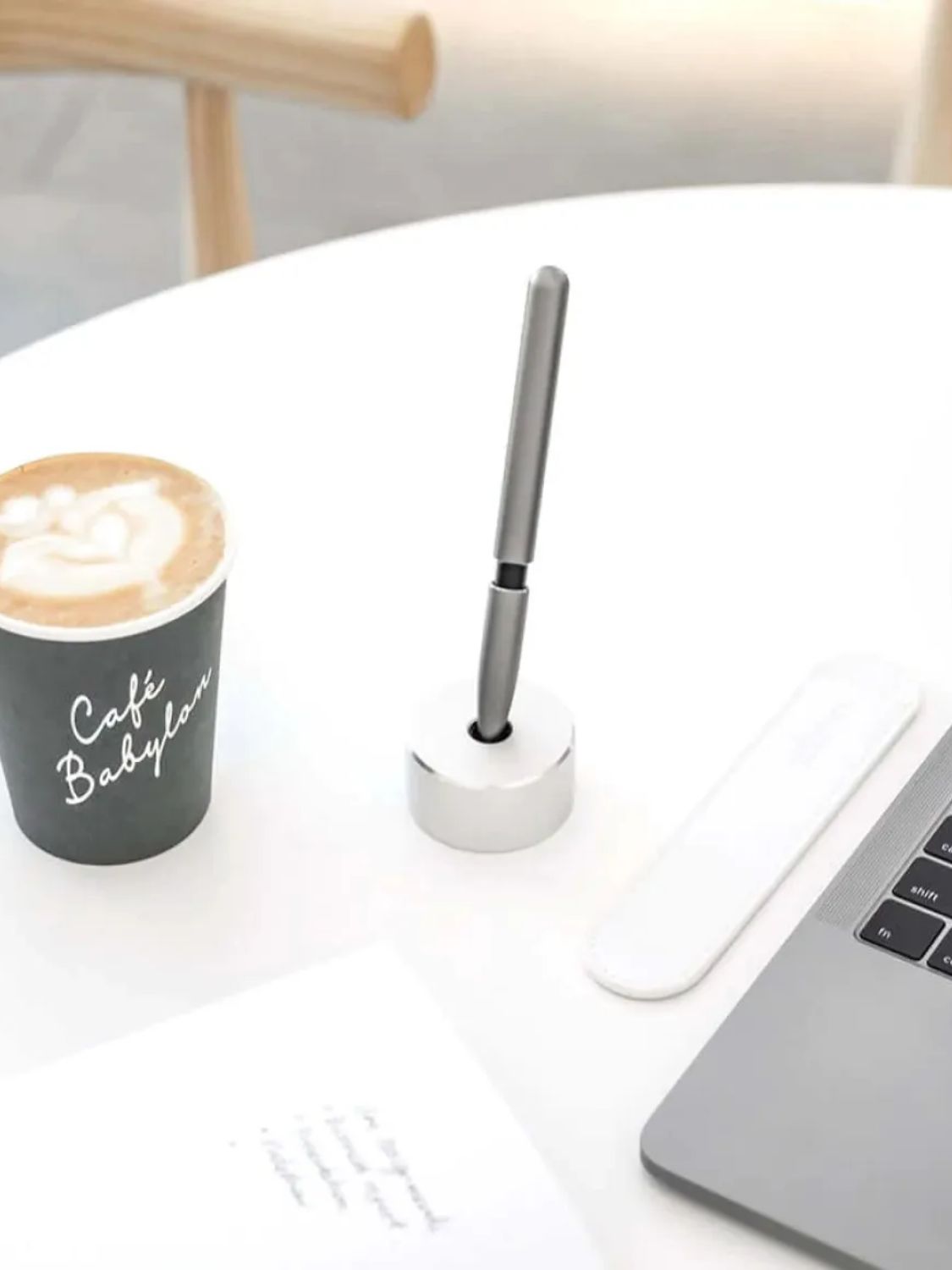 Stilform Ballpoint Pen Aluminium Comet Grey