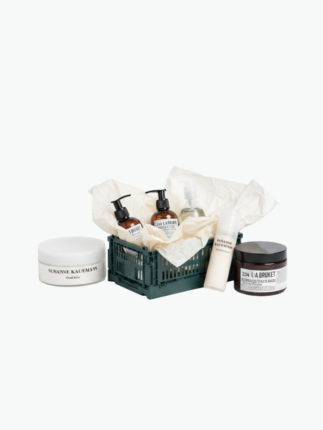 The Re-Usable Dark Green Hay Hamper – Five Items Included