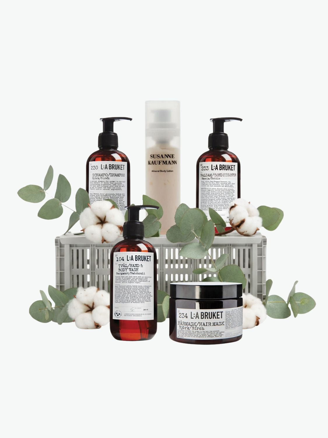 The Re Usable Grey Hay Hamper Five Items Included