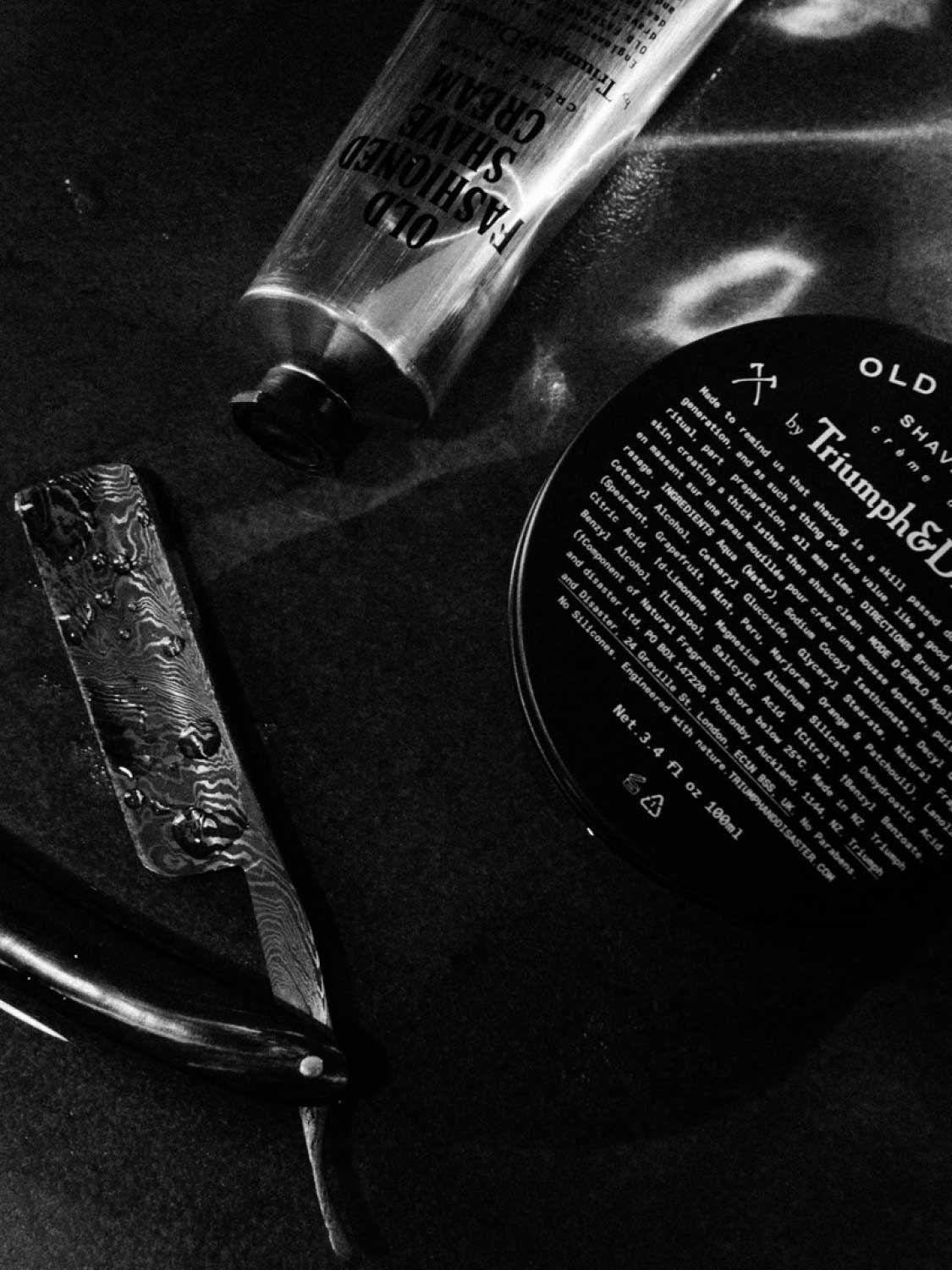 Triumph and Disaster Old Fashioned Shave Cream Tube