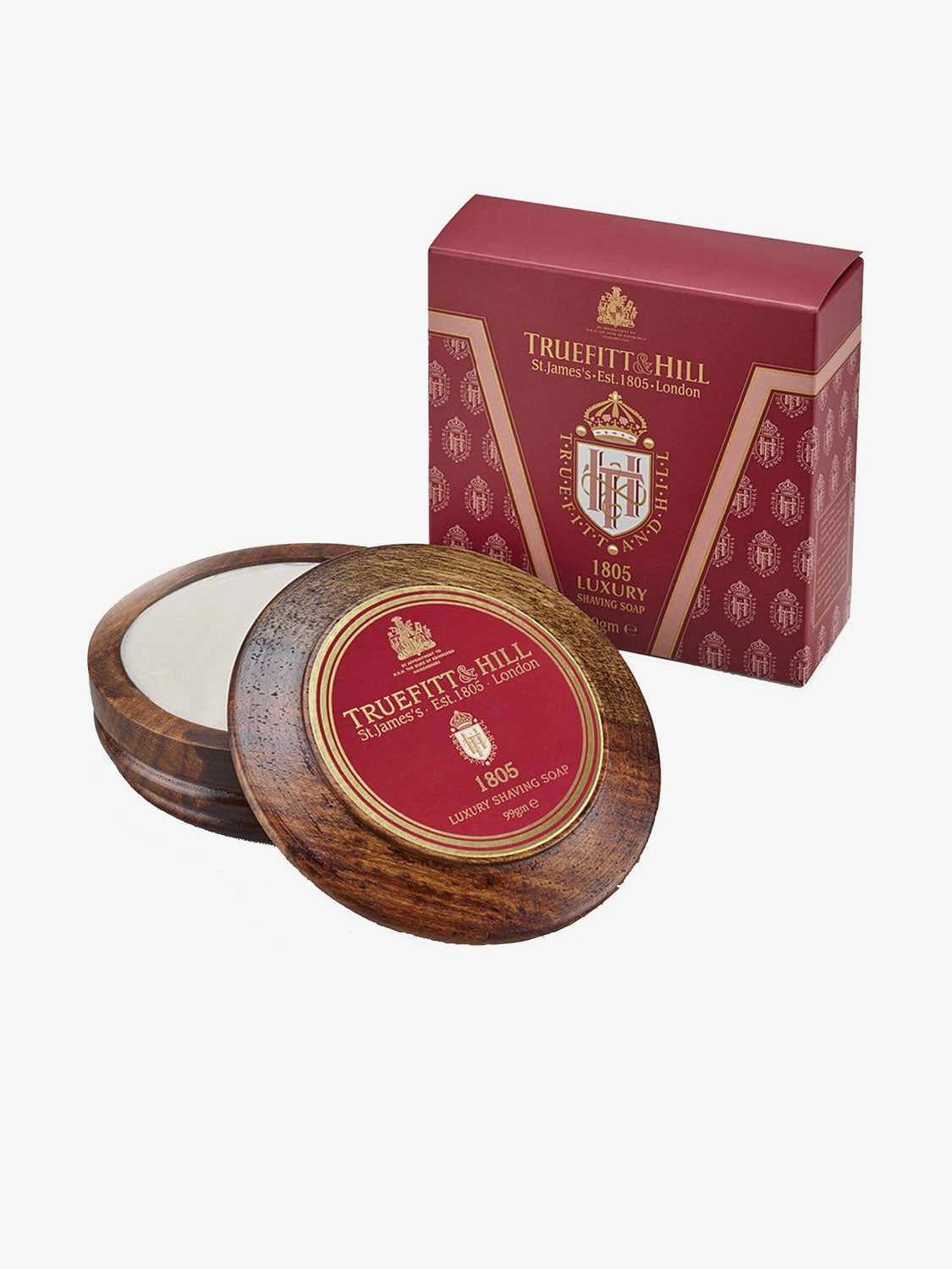 Truefitt And Hill 1805 Shaving Soap In Wooden Bowl | B