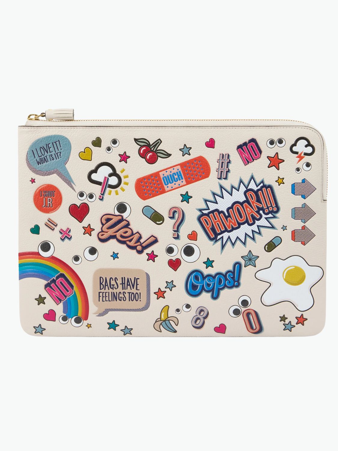Anya Hindmarch All Over Stickers Laptop Case