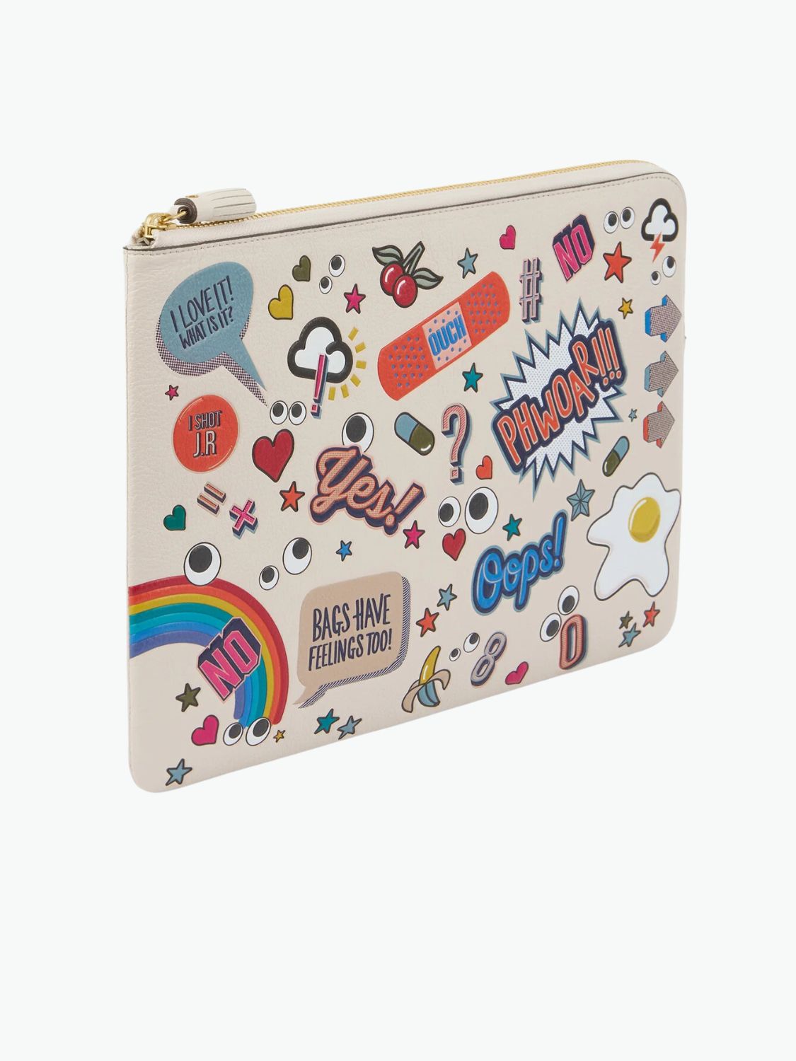 Anya Hindmarch All Over Stickers Laptop Case
