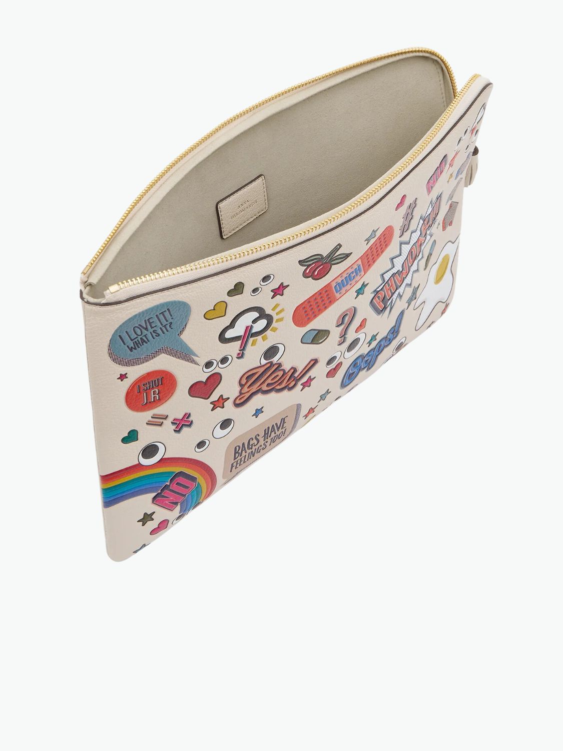 Anya Hindmarch All Over Stickers Laptop Case