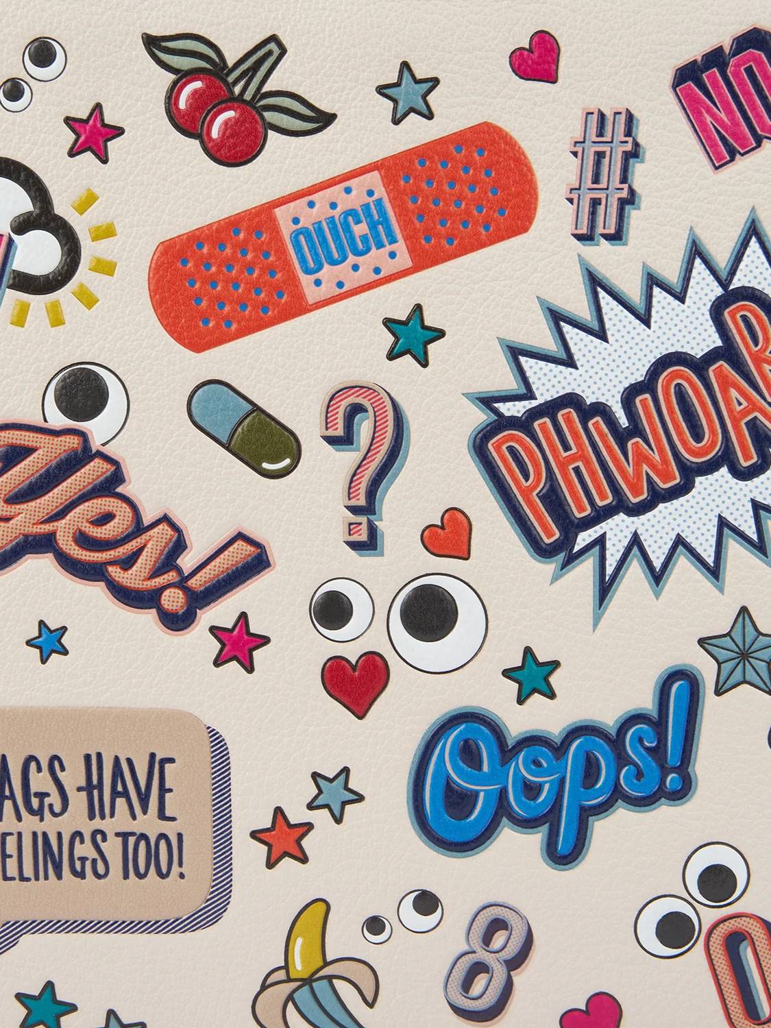 Anya Hindmarch All Over Stickers Laptop Case