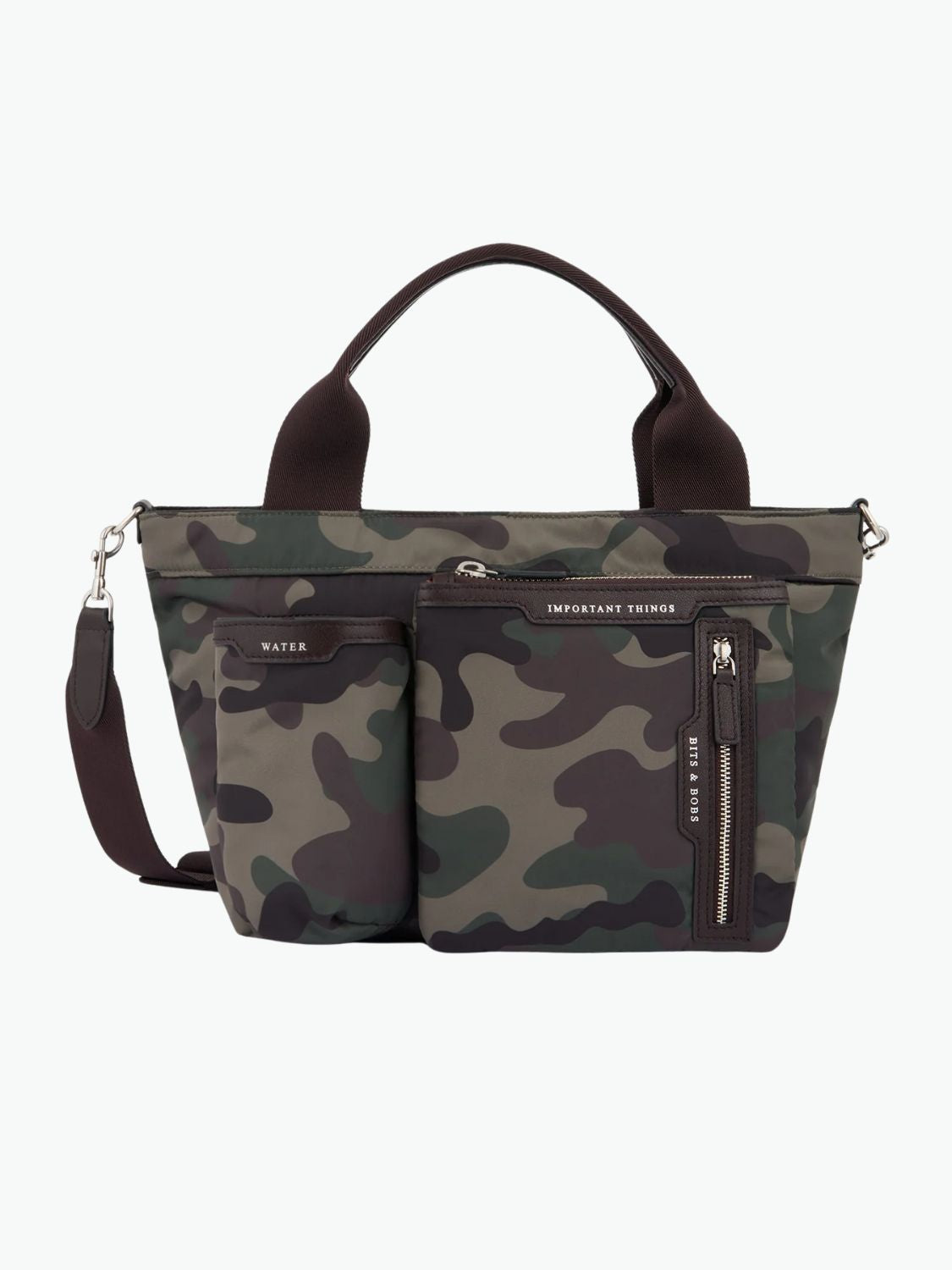 Anya Hindmarch Camouflage Multi Pocket Mini Cross-Body Tote