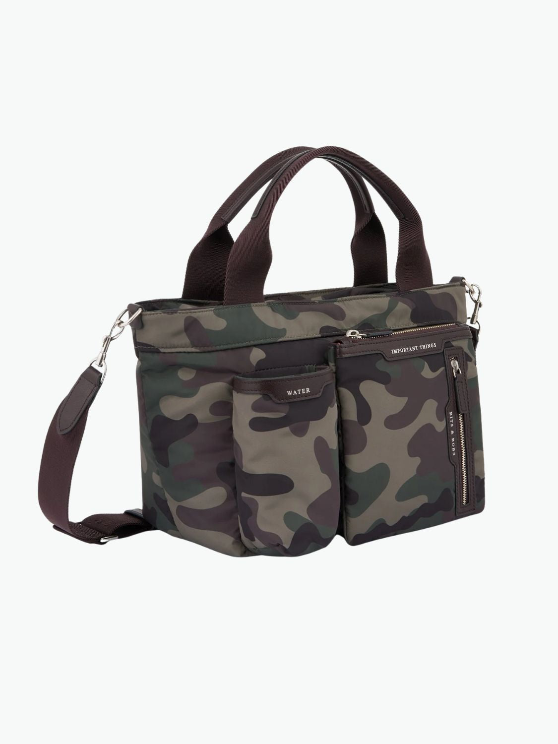 Anya Hindmarch Camouflage Multi Pocket Mini Cross-Body Tote