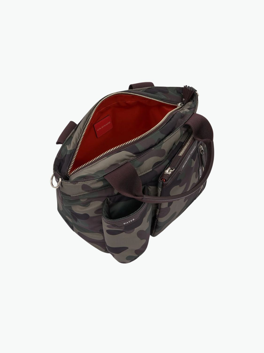 Anya Hindmarch Camouflage Multi Pocket Mini Cross-Body Tote