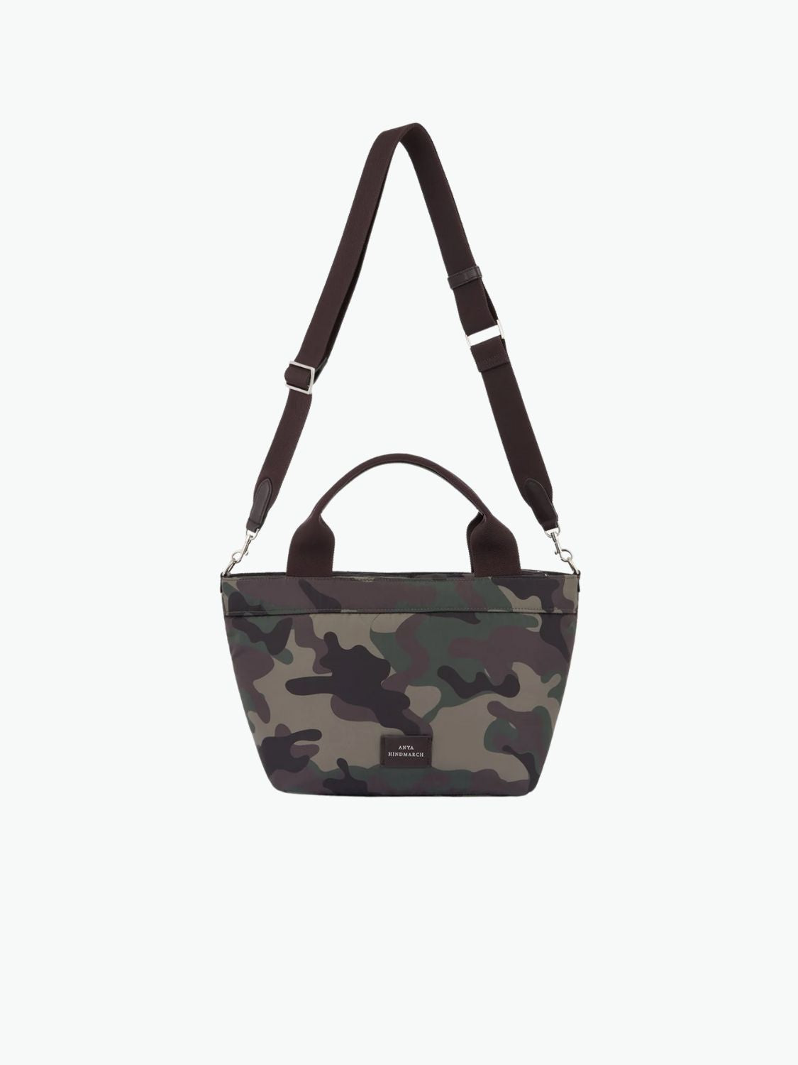 Anya Hindmarch Camouflage Multi Pocket Mini Cross-Body Tote