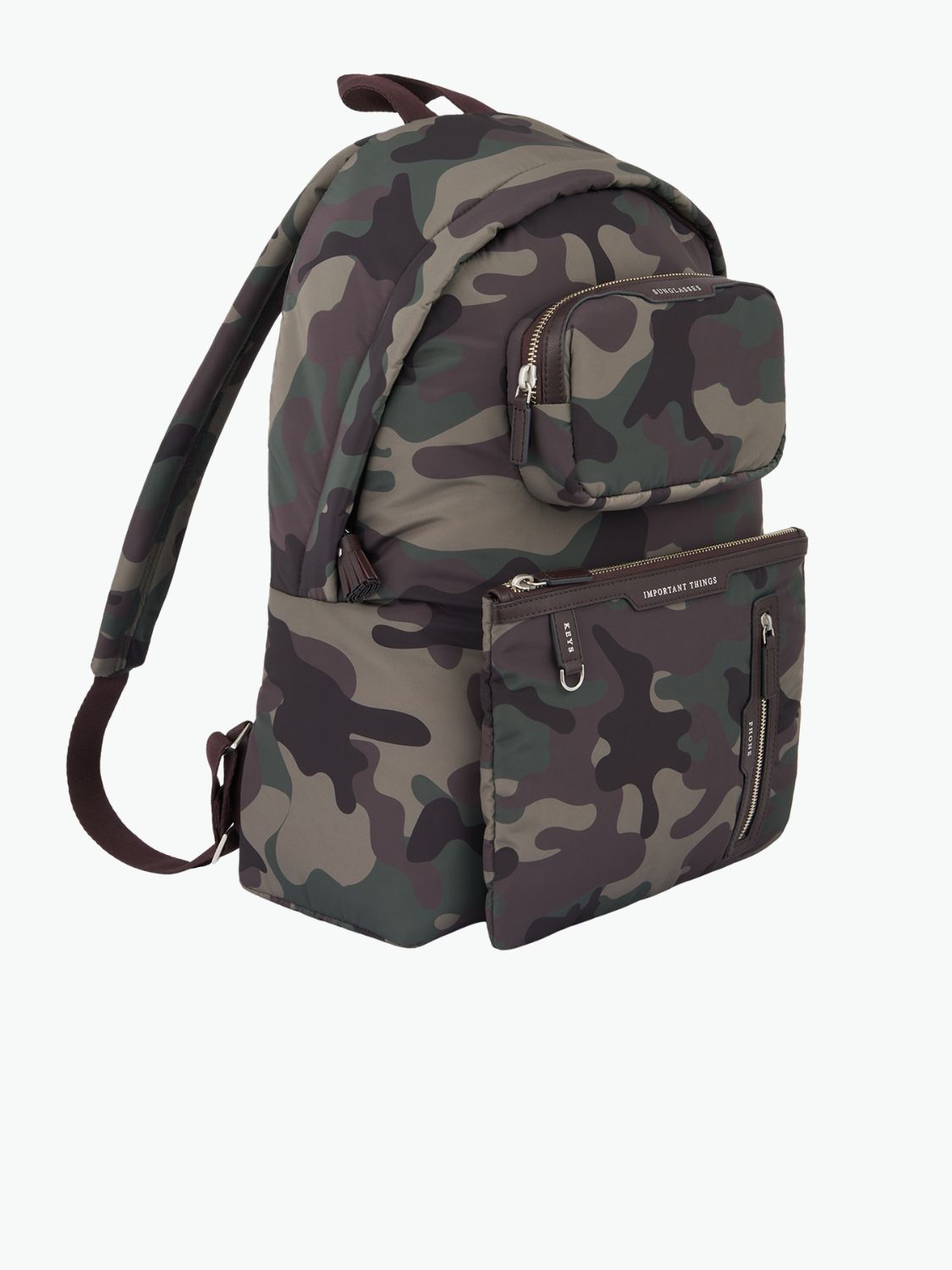 Anya Hindmarch Camouflage Multi Pocket Backpack