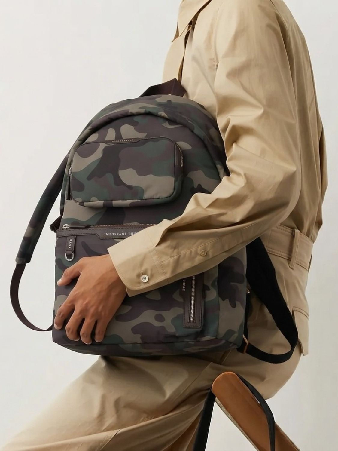 Σακίδιο Πλάτης Anya Hindmarch Camouflage Multi Pocket Backpack