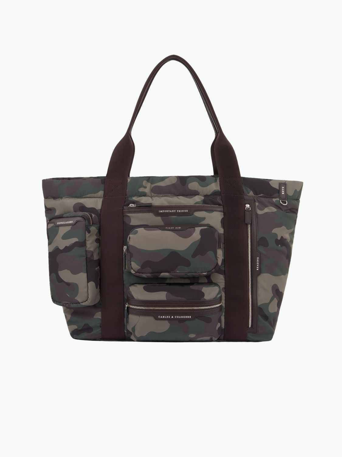 Anya Hindmarch Camouflage Multi Pocket Tote