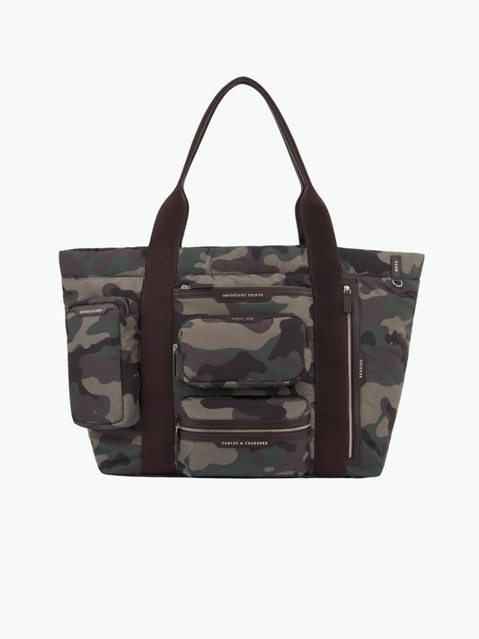 Anya Hindmarch Camouflage Multi Pocket Tote