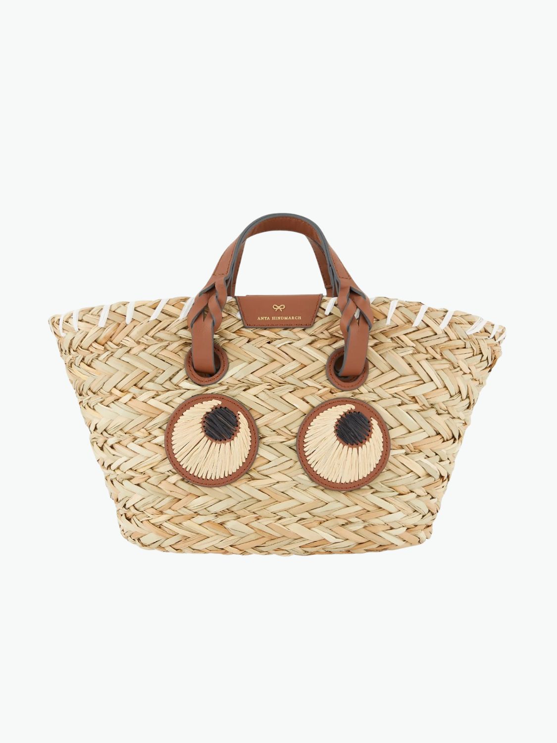 Anya Hindmarch Small Paper Eyes Basket Bag