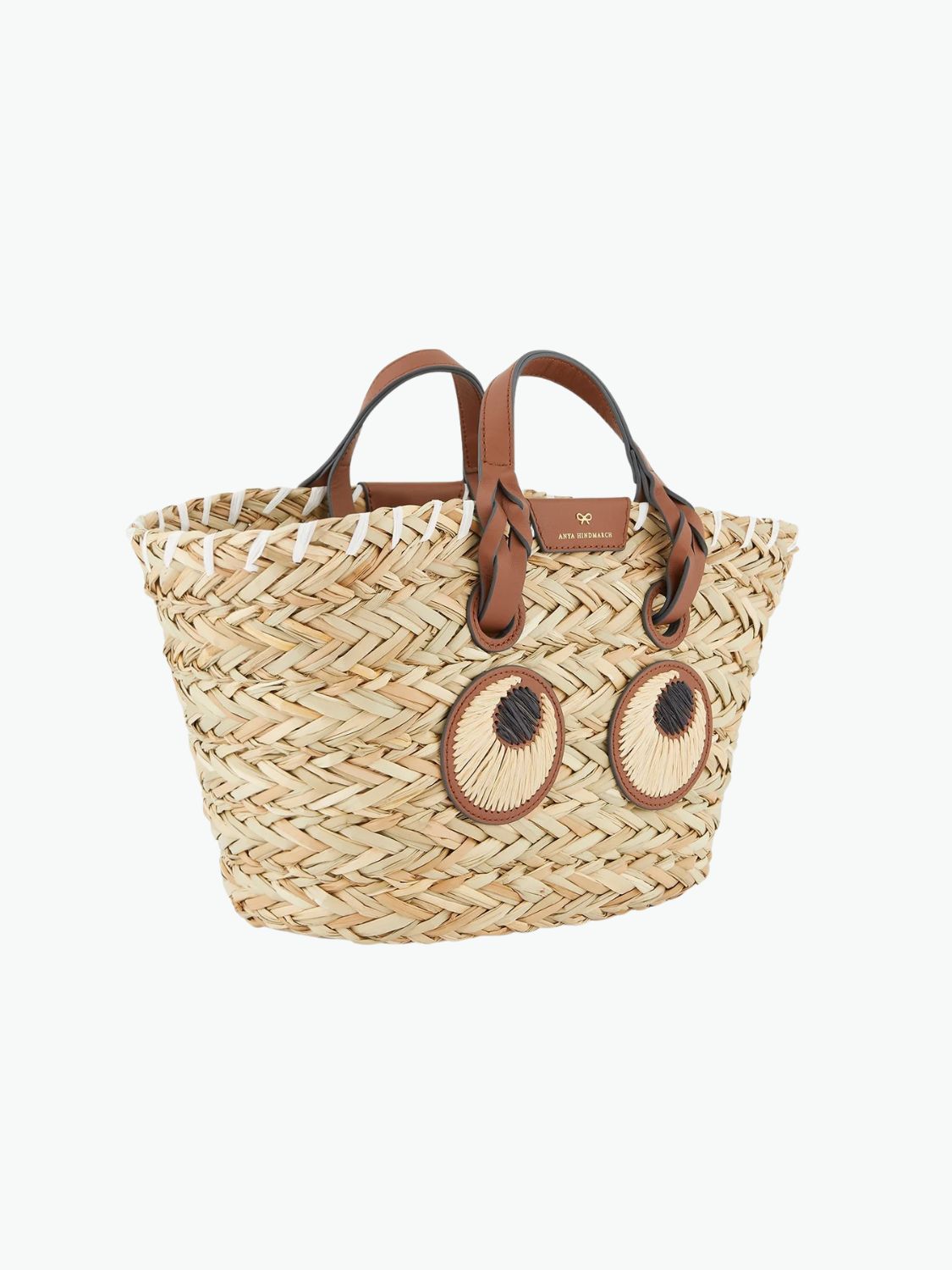 Anya Hindmarch Small Paper Eyes Basket Bag