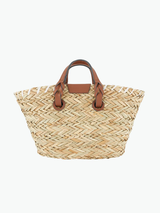 Anya Hindmarch Small Paper Eyes Basket Bag