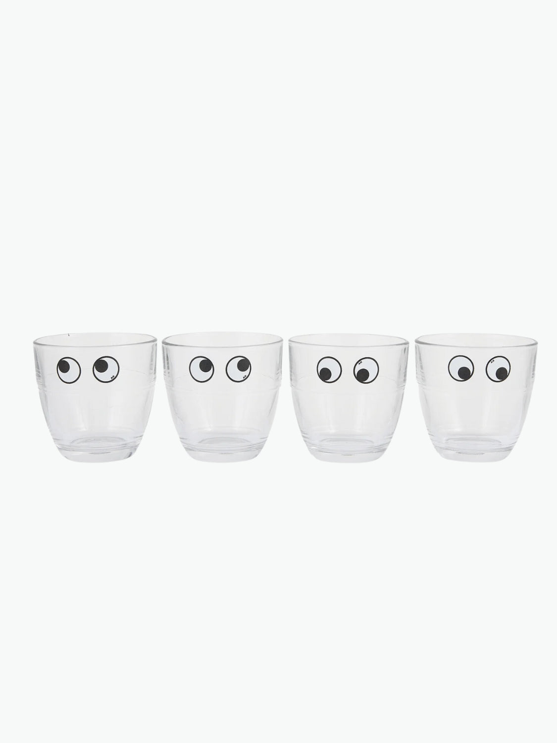 Anya Hindmarch Eyes Set of Four Duralex Glass Tumblers